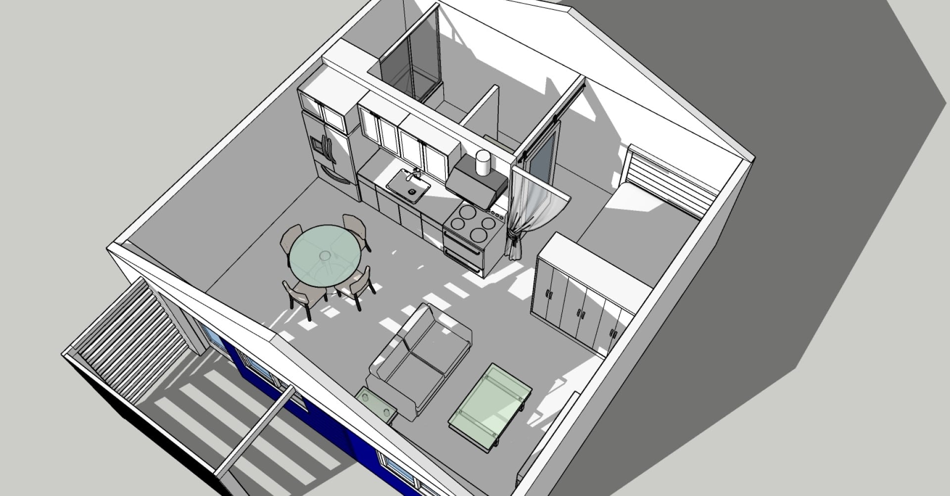 Studio Adu Floor Plan